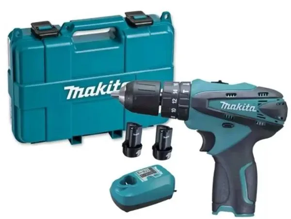 TALADRO A BATERIA DE LITIO 10MM 12V +ACCE MAKITA